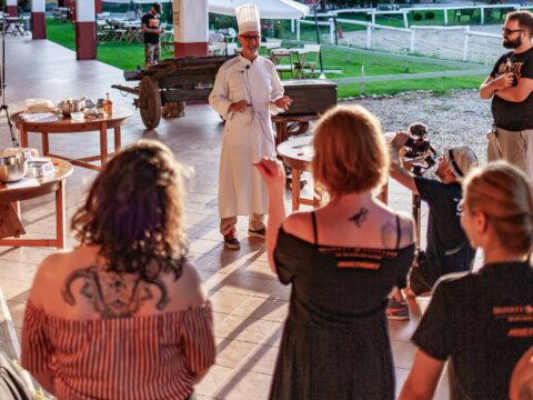 Marco's briefing before the Team building