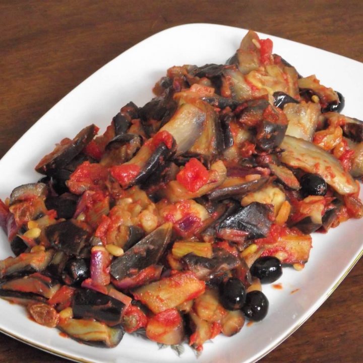 Caponata (Sicilian vegan dish)