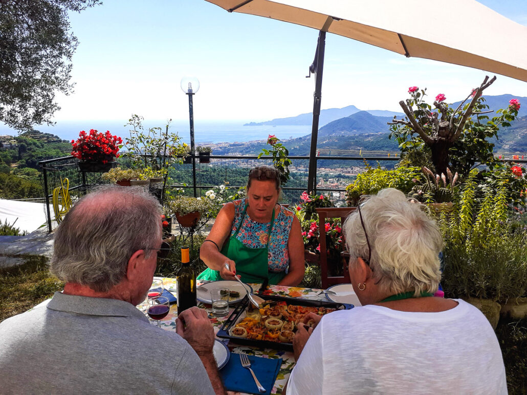 Lunch on the terrace